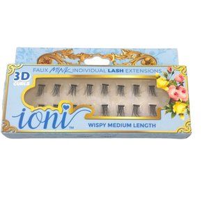 ioni ‘Wispy Medium Length’ 3D Curls Faux Mink Individual Lash Extensions